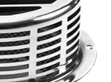304 Stainless Steel Exhaust Hood Weatherproof Round Ventilation Grill Range Hood Exhaust Pipe Cover V1294-YM0706-3117230233712