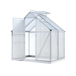 Green Fingers Greenhouse Aluminium Polycarbonate Premium Garden Storage Shed 3.1Mx1.9Mx2.0M GH-ALU-310X190-TP-AB