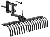 106.7cm Tow Behind Landscape Rake, 3-Point Lawn Rock Rake with Blade & Lift Lever, Fit Category 1 V952-ZXSCJ42INCHYATJQA001V0