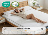 Giselle King Mattress 20cm with Reinforced Edge Support Egg-Crate Foam MATTRESS-D-PLAIN-20-K