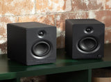 Victrola Automatic Turntable Victrola Tempo Bookshelf Speakers Bundle - Black V398-VPT-800-BLK-BUN