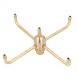 Rotating Fountain Nozzle 4 Arm Brass Water Fountain Spray Head Sprinkler for Garden Pond Courtyard V1294-YM0901-3111240143111