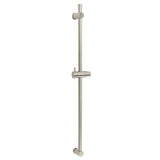 Solid Brass Brushed Nickel Long Sliding Rail Bar Swivel Handheld Shower Holder V1233-376704ROBN