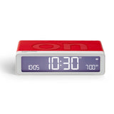 Lexon Flip Classic Reversible Alarm Clock PANTONE - 2035 Red V398-LD-LR157PT-R