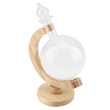 Storm Glass Creative Globe shaped Storm Glass Bottle Desktop Weather Station Weather Predictor V1294-YM0901-JY14682