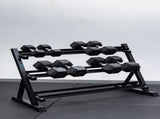 4 Pairs Hex Dumbbells PLUS Dumbbell Rack V1012-CF5HDB100DBR110