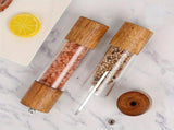 Retro wooden manual pepper grinder, large capacity, adjustable coarseness, ceramic core, no flavor V1385-HJYMJ-002