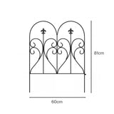 Mountview Decorative Garden Fence 5-Panel Animal Barrier Flower Edging Border UM1272-AU