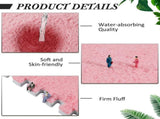 72 Pieces Plush Foam Floor Mat Square Interlocking Carpet Tiles with Border 12 x 0.4 in Fluffy Play V1259-DP01-A-1171