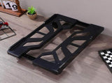 Black Pc Tower Stand with Casters, Adjustable Size ABS Computer Stand V1366-AZ2-W-14122