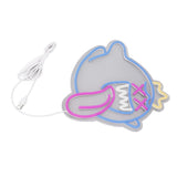 Ghost Neon Sign USB Wall Mounted Dimmable Easy to Install Halloween LED Ghost Neon Light for Game V1294-YM0706-3115230089511
