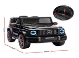 Kids Electric Ride On Car G63 Toy Cars Remote Control Black RCAR-AMG63-LS-BK