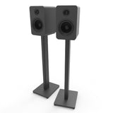 Kanto ST28 28" Universal Bookshelf Speaker Floor Stand - Black, Pair V398-KO-ST28