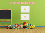 6Pcs White Felt Pin Board for Photo Display and Note Organization with Soundproofing Features V1366-AZ2-W-21512