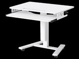Levede Mobile Standing Desk Adjustable Height Table DH1075-WH-AU