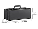 Graded Card Storage Box, 4 Slots, Graded Sports Cards Holder Carrying Case with Key Lock Foam V952-FJKSNHYCSKK1V3VTKV0