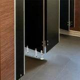 4Pcs Stainless Steel Toilet Partition Support Feet for Public Restroom Hardware Durable Precision V1369-AZ3-W-17100