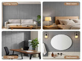 Artiss 10PCS Peel and Stick Wall Panels Tiles 68X68CM Self Adhesive for Home Office Studio Grey WP-68X68-10PCS-GR