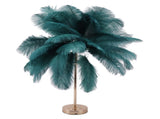 Decorative Table Lamp 30PCS Feathers USB Rechargeable Light Touch Control Desk Light Built in V1294-YM0901-3119230088513