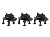 3Pcs Black Cat Paper Holder Set Funny Animal Paper Storage Stand for Bathrooms Kitchen V1294-YM0901-3112250000911