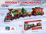Advent Calendar 2026 Building Blocks Set - 24-Day Countdown Calendar - Santa Sleigh V1079-TRAIN01