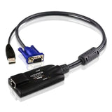 Aten KVM Cable Adapter with RJ45 to VGA & USB to suit KH15xxA, KH25xxA, KL15xxA series V1202-V2-KVA-KA7570