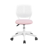 Artiss Ergonomic Office Chair Armless Study Chair Height Adjustable for Girls Boys Teens Pink OCHAIR-M-1006-PK