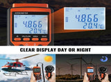VEVOR Split Handheld Anemometer, Digital Wind Speed CFM Meter Gauge with LED Backlight Screen, V952-FTSFSJ6ZFSBXE0A0BV9