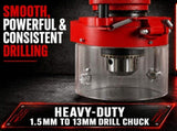 King Tech 450W Drill Press Pedestal Benchtop Bench Stand Pillar 5 Variable Speed V379-DRILLPRS45