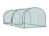 Crop 2.48 x 1.2 x 1.2 m Plant Protection Tent with Zippered Door, Wind-Resistant Tall Crop V952-ZZBHZ1PCS984ZQZ2F001V0