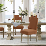 100% Waterproof Dining Chair Covers Stretch Chair Covers for Dining Room Set of 6 Parson Chair V1258-DP02-F-664