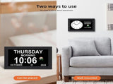10.1" Digital Alarm Clock with Date and Day ,Multiple Display Modes,Automatic Dimming,Dementia Clock V1192-AZ-W-25080