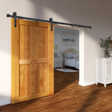 8FT Sliding Barn Door Hardware Closet Track Kit for Single Door I Hanger V952-GCYMWJTJHS8FDEY4EV0