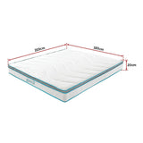 Palermo King 20cm Memory Foam and Innerspring Hybrid Mattress V63-821851