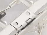 Facial Tissue Holder Light Luxury Crystal Metal Silver Tissue Dispenser Box for Living Room V1294-YM0521-3117230008311