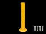 Yellow Heavy Duty Steel Bollard Post V63-817943