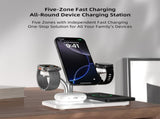 OC22 5-in-1 Wireless Charging Stand Multi Device Fast Charging Dockwhite V1300-OC22-WHITE