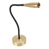 Flexible Gooseneck Wall Mount Lamp 3W 200 Lm Output Wall Mounted Reading Light Aluminum V1294-YM0901-3119250008011