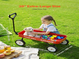 Pull-Along Wagon for Kids, 101 cm Toddler Wagons, Supports up to 80kg, All-Terrain Wagons with V952-JSKETTLC39YCTXPY0001V0