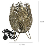 Gold Leaf Table Lamp 19x31cm V637-97026LMP