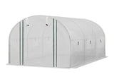 Green Fingers Greenhouse 3x2x2M Walk in Green House White GH-WALK-30X20-WH