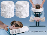 12 Pcs Face Cradle for Massage Head Rest Microfiber Reusable Soft Thicker Massage Table Face V1258-DP02-C-3183