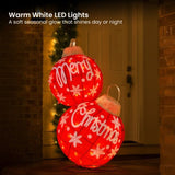 Christabelle Oversized Christmas Bauble Display Warm White LED Lights Indoor Outdoor Holiday De 112_MHA608