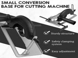 Angle Grinder Stand, 45&deg Adjustable Angle Grinder Holder Accessories Cover, 0-40mm Depth, V1370-AZ4-10050
