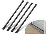 4 Pcs Window Security Bars Adjustable Spring Tension Rod Sliding Glass Door Stick for Door with V1369-AZ3-W-16340