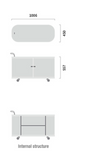 UFOU Fitin Rollin Mobile Roller Shutter Cabinet - Storage with Adjustable Shelves & Wheels V563-68172
