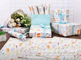 200 Sheets Vintage Print Tissue Paper Tough Paper for Present Bag Packaging Ideal for Wedding V1366-AZ2-W-14982