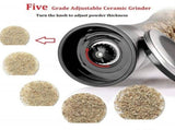 Salt and Pepper Grinder Set of 2 - Refillable Salt and Pepper Shakers Salt and Pepper Mill with V1366-AZ2-W-24281