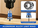 4 Flute Countersink Drill Bit Set Adjustable Depth Control Long Lasting Performance for Precise V1366-AZ2-W-15004