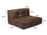 Marlow Bean Bag Cover Chair Modular BEAN1011-BR